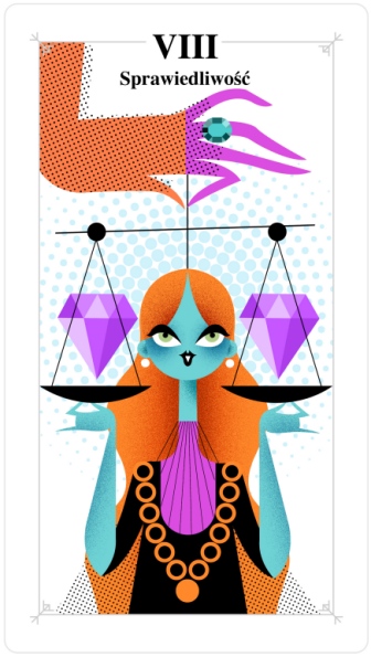 Tarot tygodniowy. Karta Sprawiedliwość radzi wyciągać mądre wnioski.